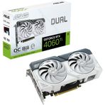 Asus Dual GeForce RTX 4060 Ti White OC 8GB GDDR6 Ekran Kartı