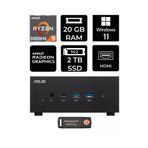 Asus Expertcenter Pn52 R9-5900Hx 20Gb Ram 2Tb Ssd W11Home Mini Masaüstü Pc & Per4 Bellek 186952585616 186952585616