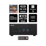 Asus Expertcenter Pn52 R9-5900Hx 36Gb Ram 256Gb Ssd W11Pro Mini Masaüstü Pc & Per4 Bellek 863123179217 863123179217