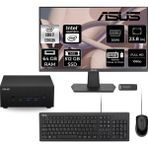 Asus Expertcenter PN64 i7 13700H Mini PC 64GB RAM 512GB SSD 23.8" FHD FreeDOS + Per4 USB PN64BS70310MDP433 - Yok (Free Dos)