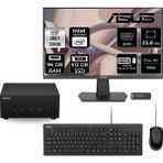 Asus Expertcenter PN64 i7 13700H Mini PC 96GB RAM 512GB SSD 23.8" FHD FreeDOS + Per4 USB PN64BS70310MDP441 - Yok (Free Dos)