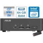 Asus Nuc 15 Pro Slim Kit Intel Core 5-225H 4.9ghz Up 64GB Ddr5 1tb SSD Intel® Graphics Freedos Mini Masaüstü Bilgisayar RNUC15CRKU500002F23+ZETTAUSBBELLEK - Yok (Free Dos)