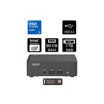 Asus Nuc 15 Pro Slim Ultra 5 225H 80Gb 1Tb Ssd Fdos Mini Masaüstü Bilgisayar & Per4 Usb Bellek