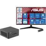 Asus Nuc 15 Pro Tall Kit Intel Core 7-240H 5.2ghz Up 32GB Ddr5 256GB SSD Intel® Graphics Asus 120Hz IPS 27 Inç Fhd Mon. WIN11HOME Mini Masaüstü Bilgisayar RNUC15CRHC70000227H11+ZETTAUSBBELLEK - Windows 11 Home