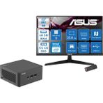 Asus Nuc 15 Pro Tall Kit Intel Core 7-240H 5.2ghz Up 48GB Ddr5 512GB SSD Intel® Graphics Asus 120Hz IPS 23.8 Fhd Mon. WIN11HOME Mini Masaüstü Bilgisayar RNUC15CRHC70000223H17+ZETTAUSBBELLEK - Windows 11 Home