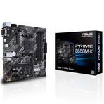 Asus Prime B550M-K AMD B550 Soket AM4 4866 MHz DDR4 2xM.2 USB 3.2 Aura RGB mATX Anakart