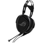 ASUS ROG KITHARA KABLOLU OYUNCU KULAKLIĞI (AÇIK ARKALI, 100 MM HIFIMAN PLANAR MANYETİK SÜRÜCÜ, DEĞİŞTİRİLEBİLİR JAKLI DENGELİ KABLO, MEMS BOOM MİKROFON, PC / PS5 / SWITCH / MOBİL UYUMLU) - Siyah