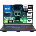 Asus Rog Strix G16 Intel Core I9-14900HX 20-Gbddr5 4 Tbssd 16'' Fhd+ 165Hz (8GB-RTX4060-140W) Windows 11 Pro G614JVR-N3243AT70 - 20 GB
