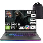 Asus Rog Strix G16 Ryzen 9-8940HX 32-Gbddr5 1 Tbssd RTX5070TI (12GB-140W-GDDR7) 16" Wuxga 165Hz Freedos + Hmf Sırt Çantası G614PR-RV051HMF1 - 32 GB