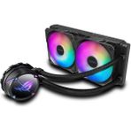 Asus ROG STRIX LC II 240 ARGB AURA SYNC RGB 120MM ADRESLENEBİLİR RGB FAN SIVI CPU SOĞUTUCUSU V2 - 240MM - Siyah