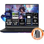Asus Rog Strix Scar 18 Intel Core Ultra 9 275HX 64GB 2tb SSD RTX5080 Windows 11 Pro 18" Wqxga Taşınabilir Bilgisayar G835LW-SA127-A1 - 2 TB - 64 GB