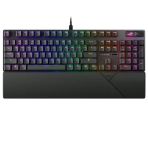 Asus Rog Strıx Scope Iı 96 Wl/Rx Red/Abs/Tr Wıreless Oyun Klavyesı: Üç Modlu Baglantı, Rog Rx Optık Anahtarlar, Pbt Tus Kapakları, Sılıkon Yalıtım, Ek Rog Tusları, Bılek Destegı