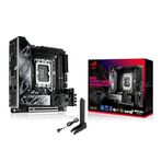 ASUS ROG STRIX Z890-I GAMING WIFI Intel Z890 LGA1851 DDR5 9200 HDMI 2xUSB4 2x M2 USB3.2 WiFi 7 + BT AURA RGB 2.5Gbit LAN Mini ITX 10+1+2+1 Güç Aşamaları, Thunderbolt 4, Anakart