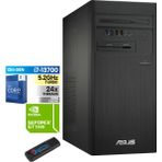 Asus S500TE-I7161TBB0D Intel I7-13700 8gb 256GB SSD 4GB/GT1030 WINDOWS11PRO Masaüstü Blgisayar B1S500TE-I7161TBB0D41+ZETTAUSBBELLEK