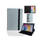 Asus Transformer Pad (TF103C) 10.1" Tablet Uyumlu Standlı Üniversal Kapaklı Tablet Kılıfı - Beyaz