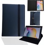 Asus Transformer Pad (TF103C) 10.1" Tablet Uyumlu Standlı Üniversal Kapaklı Tablet Kılıfı - Lacivert