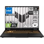 Asus Tuf F16 Gaming I7 14650HX 8-Gbddr5 256 GB SSD Nvıdıa Geforce Rtx 5050 8gb (115W) 16'' FHD+(1920 x 1200 Wuxga) 165Hz IPS Freedos Taşınabilir Bilgisayar FX608JHRAT1 - 8 GB