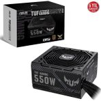 Asus TUF GAMING 550B 80+BRONZE 550W ATX Güç Kaynağı Modüler Kablo Çıkışı ile Yüksek Verimlilik