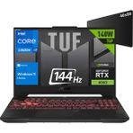 Asus Tuf Gaming F15 FX507VV-LP139 I7-13620H 24GB 512GB SSD RTX4060 140W 15.6" Fhd 144Hz Windows 11 Home Dizüstü Bilgisayar - Xxl Mouse Pad Wz4 - 512 GB - 24 GB