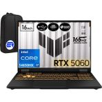 Asus Tuf Gamıng F16 FX608JMR-RV067EP3 Intel I7-14650HX 64GB Ram 1tb SSD RTX5060 16" Fhd+ 165Hz WIN11 Pro + Elektropasaj Çanta - 1 TB - 64 GB