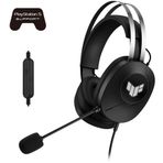 Asus TUF Gaming H1 Gen II 297 gr USB-A 40 mm Sürücü Sanal 7.1 Çevresel Ses Team Speak Kablolu Kulaklık