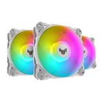 Asus Tuf Gaming Tf120 Argb Beyaz 120Mm 3Lü Set Kasa Fanı