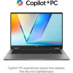 Asus Vivobook 14 Flip TP3407SA-SG199W Ultra 5 226V 16GB RAM 512GB SSD Windows 11 Home 14 inç Dokunmatik Laptop
