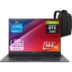 Asus Vivobook 16X K3605VC İntel Core I5 13420H 16GB 512GB SSD RTX3050 16" Wuxga IPS 144Hz Windows 11 Home Dizüstü Bilgisayar - Webzone Çanta Wz2 - Siyah