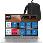 Asus Vivobook S14 M3407ka Ryzen™ Aı 7 350 16Gb Ddr5 256Gb Ssd Amd Radeon™ Graphics 14.0-Inch, Wuxga (1920 X 1200) Oled 0.2Ms 300Nıts Wın11pro T