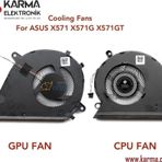 Asus Vivobook X571g X571gt Rx571gt Fx571gt Nx571gt K571 Uyumlu Notebook Cpu, Gpu Fani Takim (Sag-Sol Set)