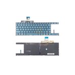 ASUS Zenbook Duo UX481FL-70DM5AB, UX481FL-B7611T Notebook Klavyesi (Siyah TR) ışıklı