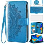 Asuwish Huawei P30 Lite için cep telefonu kılıfı, bantlı ve folyolu kılıf, kart bölmesi, katlanabilir, deri, çiçekler, cüzdan, stant HuweiP30Lite Hawaii P 30 Nova 4E MAR-LX1A MAR-LX1B cep telefonu