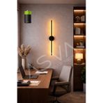 asva aydınlatma 70 Cm Siyah Pilli Amber Led Modern Aplik Dekoratif