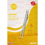 Asvera 3x2,5=7,5 Metre 3 Parçali Alüminyum Merdiven Gri
