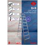 Asvera 9+9 Çift Çıkışlı Profil Merdiven