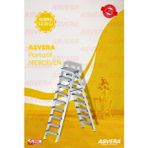 Asvera Alüminyum 9+9 Çift Çıkışlı Merdiven
