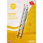 Asvera Elmas Serisi - 2 Parça X 2 Metre = 4 Metre Alüminyum Merdiven - Yerli Üretim Gri