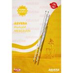 Asvera Elmas Serisi - 2 Parça X 3 Metre = 6 Metre Alüminyum Merdiven - Yerli Üretim Gri