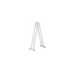 ASVERA Elmas Serisi - 670 cm Çok Amaçlı Akrobat Alüminyum Merdiven (24 Basamaklı)
