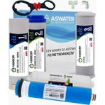 Aswater Ihlas Aura Cebilon Compact ve Tüm Açık Kasa Cihazlar ile Uyumlu 5'li Elite Filtre Seti Vontron