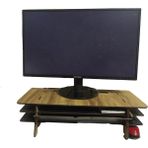 Aswood Masaüstü Monitör Yükseltici Stand - Kahverengi