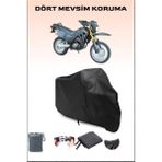 Asya As 200 Gy 2 Uyumlu Siyah Motorsiklet Branda, Motor Örtüsü