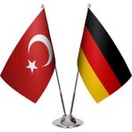 Asya Bayrak Almanya Ikili Masa Bayrağı