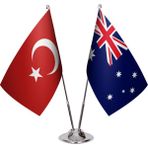 Asya Bayrak Avustralya Ikili Masa Bayrağı