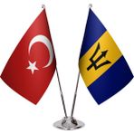 Asya Bayrak Barbados Ikili Masa Bayrağı