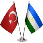 Asya Bayrak Başkurdistan Ikili Masa Bayrağı