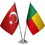 Asya Bayrak Benin Ikili Masa Bayrağı