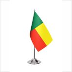 Asya Bayrak Benin Tekli Masa Bayrağı