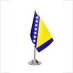 Asya Bayrak Bosna Hersek Tekli Masa Bayrağı