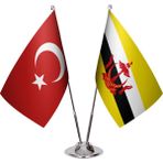 Asya Bayrak Brunei Ikili Masa Bayrağı